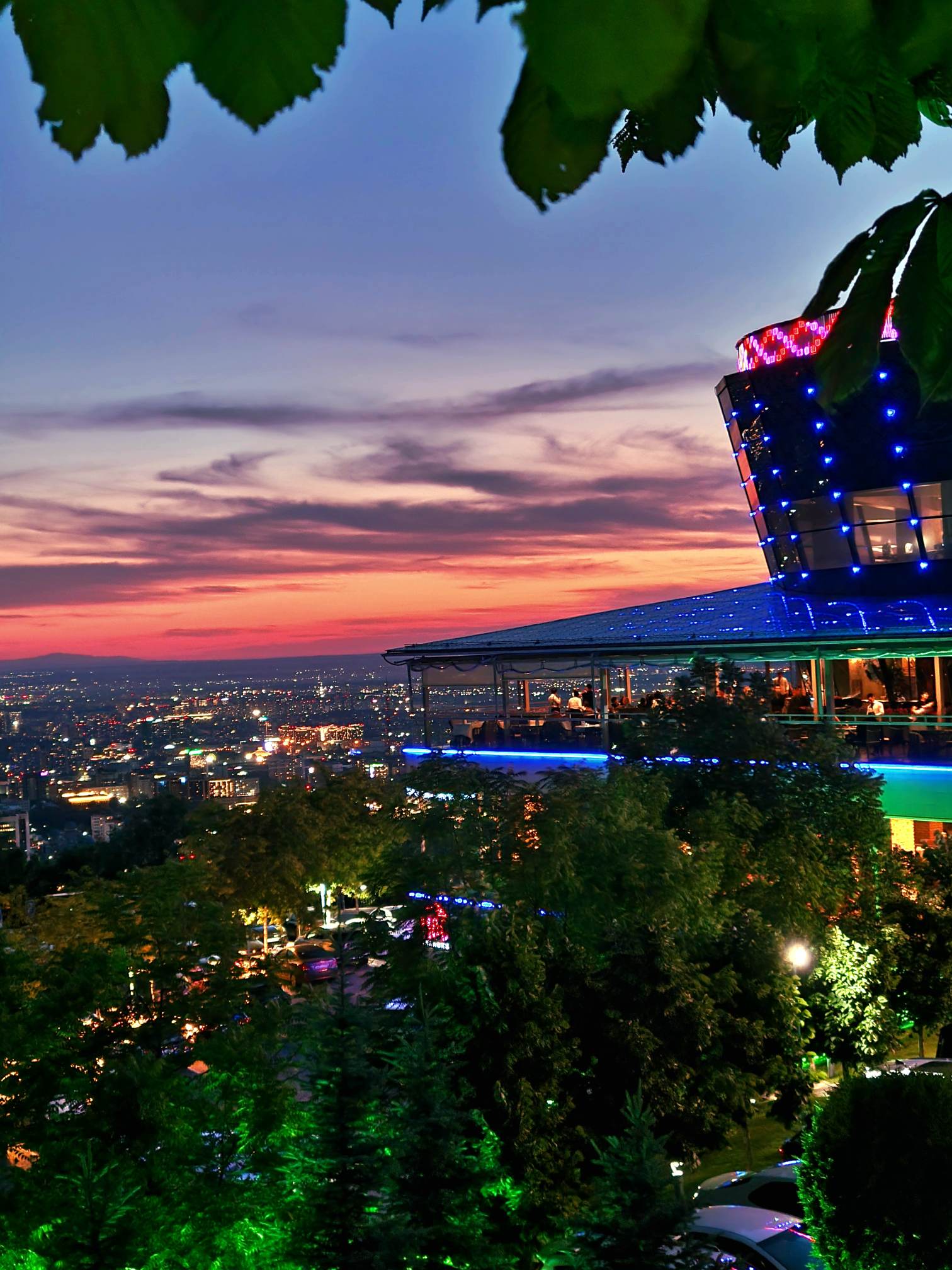 kok tobe sunset