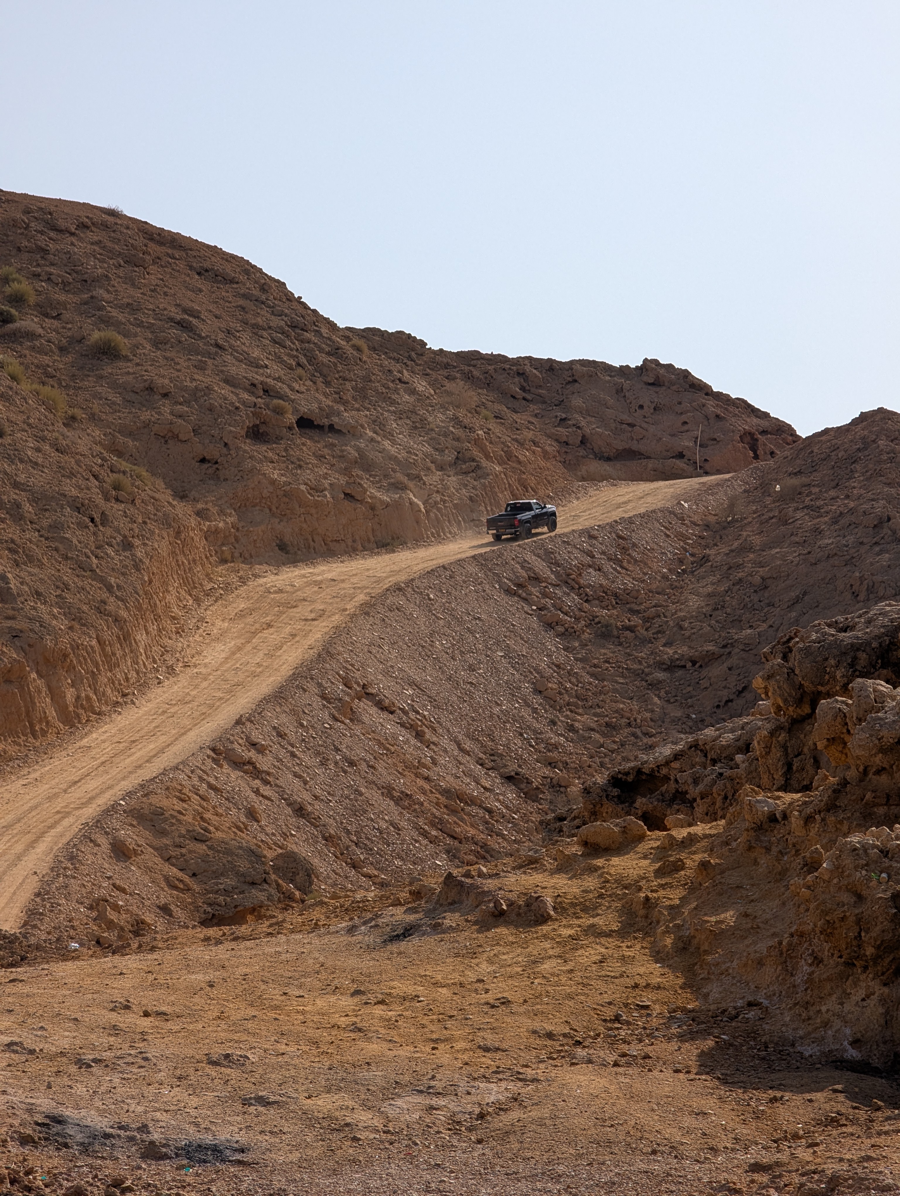 Access to the hidden beach by day