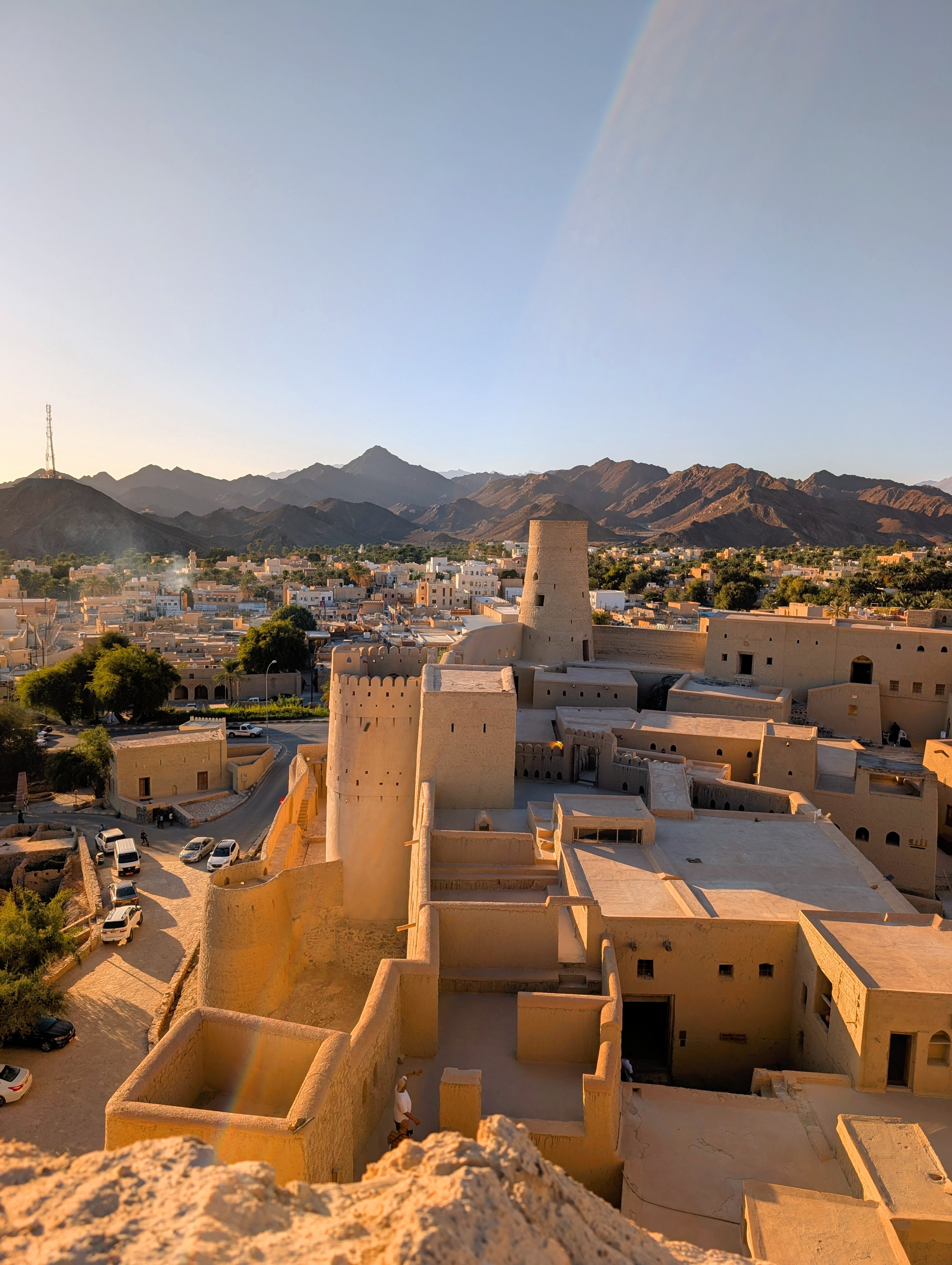 Another wall-level view from Bahla Fort